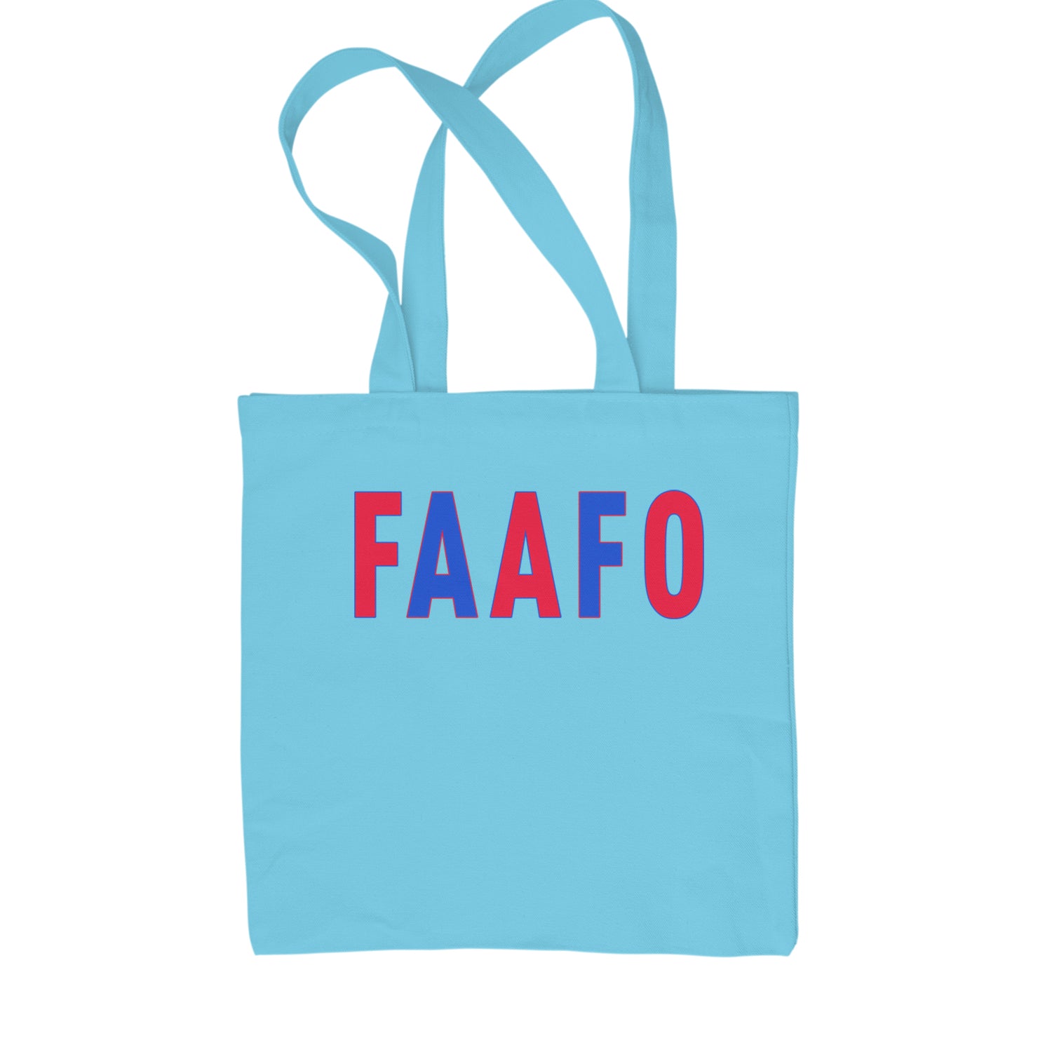 FAAFO Olympic Team USA Shirt Shopping Tote Bag Sky Blue