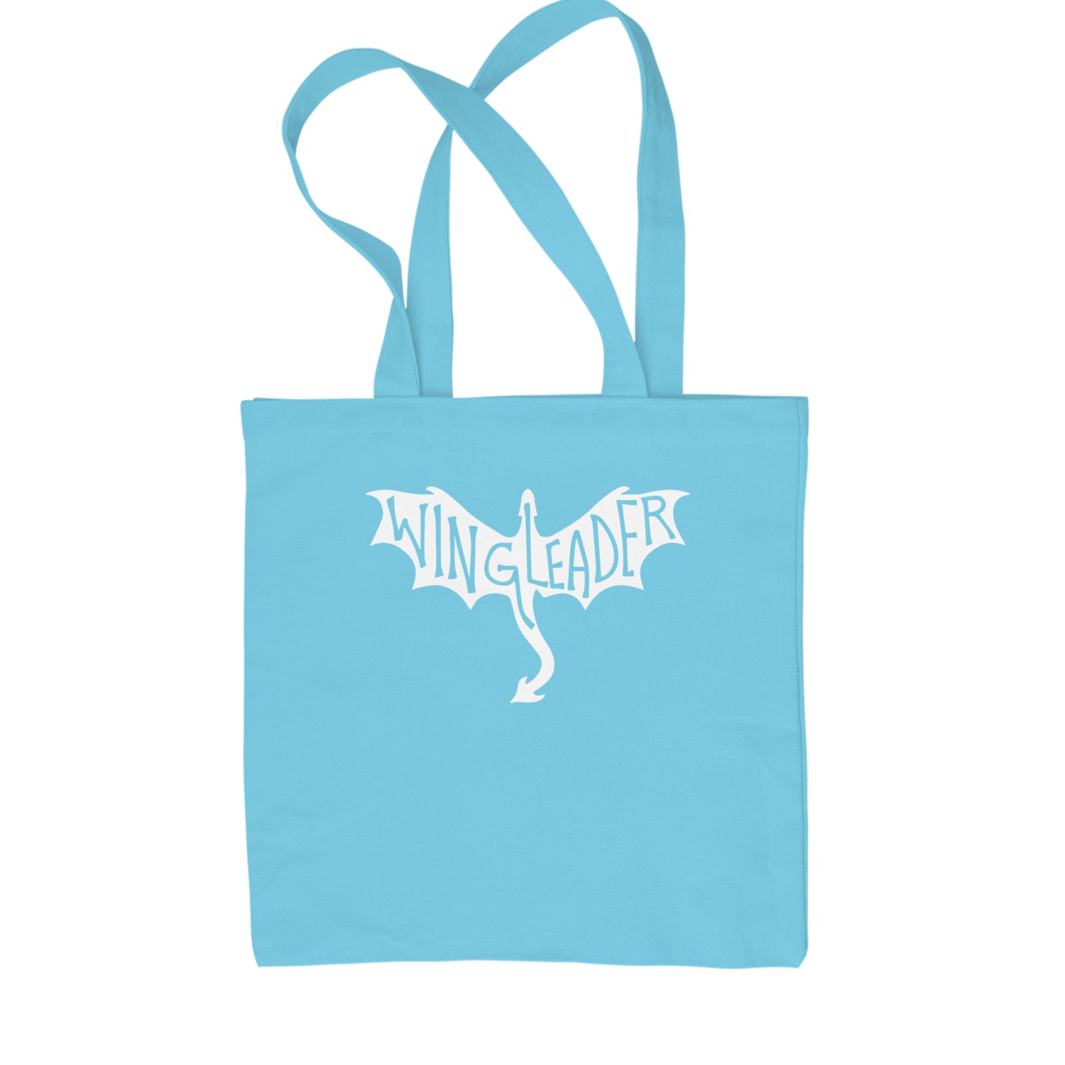 Wingleader Basgiath War College Shopping Tote Bag Sky Blue