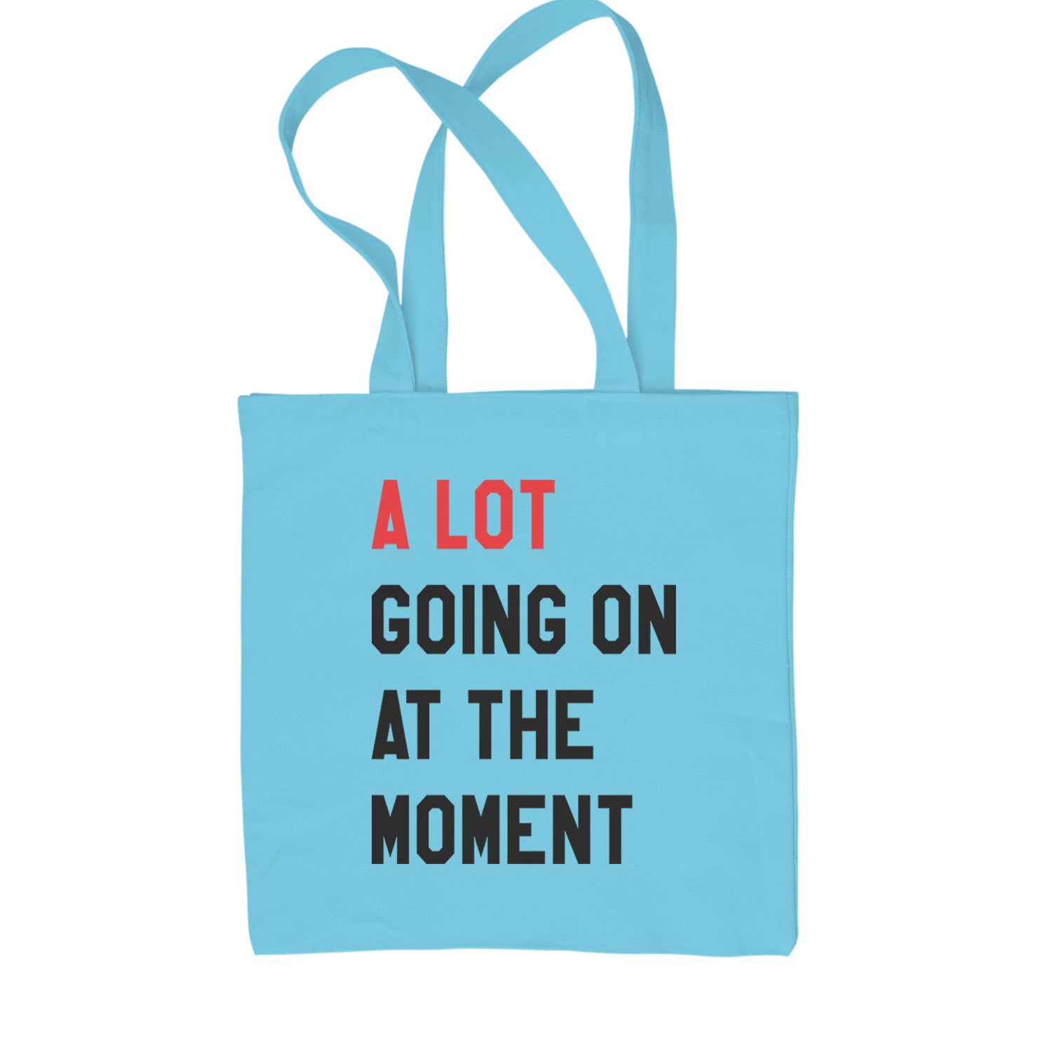 A Lot Going On At The Moment New TTPD Poet Department Shopping Tote Bag Sky Blue