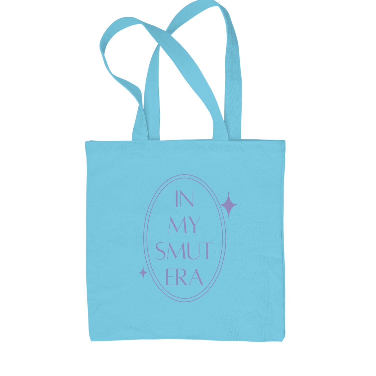 In My Smut Era Romantasy Shopping Tote Bag Sky Blue