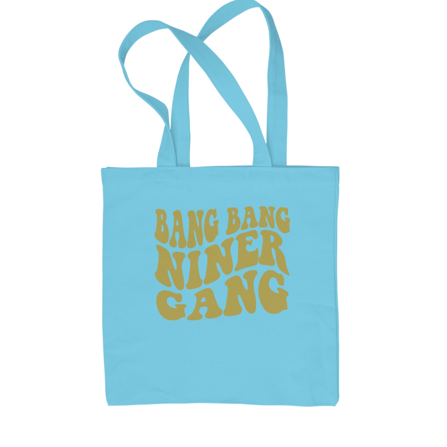 WAVE Bang Bang Nin-r Gang San Francisco Shopping Tote Bag Sky Blue