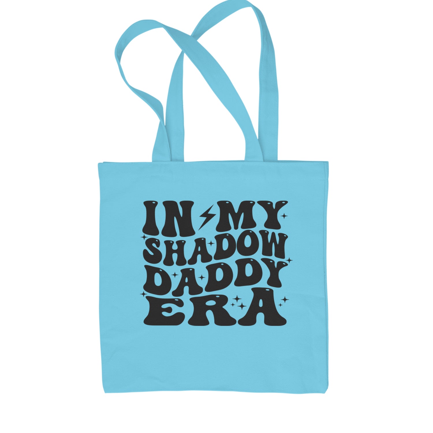 In My Shadow Daddy Era Romantasy Shopping Tote Bag Sky Blue