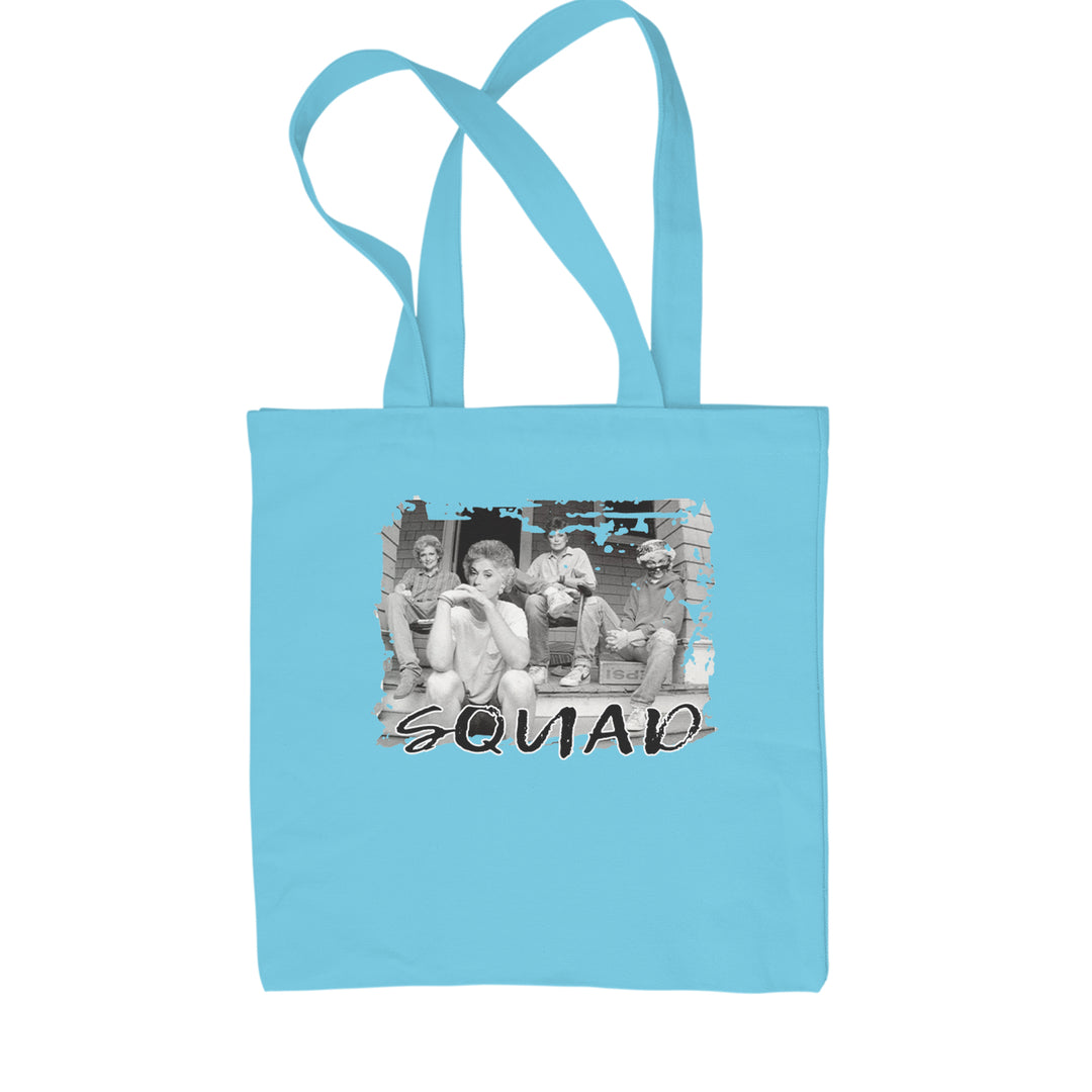 Squad Golden Girls Shopping Tote Bag Sky Blue