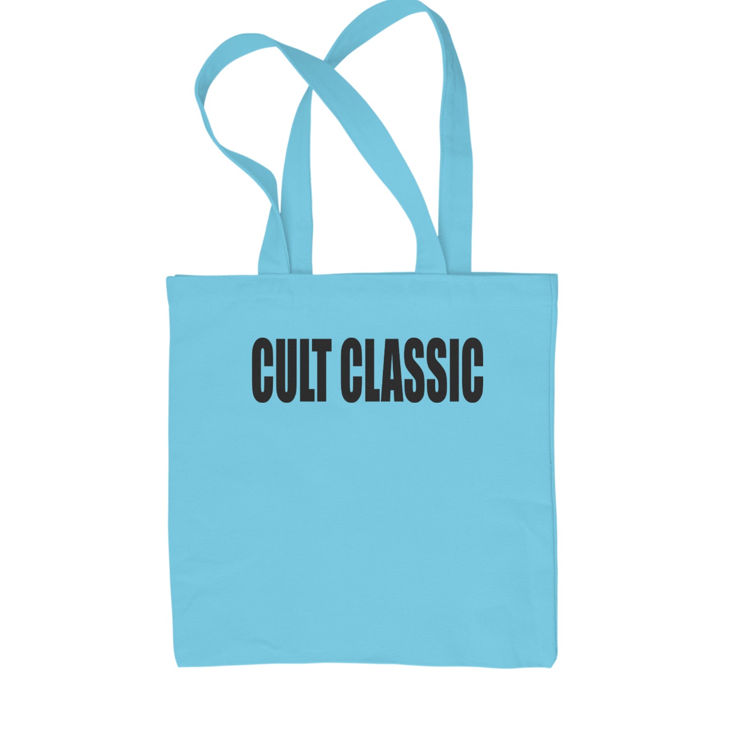 Cult Classic Pop Music Club Shopping Tote Bag Sky Blue