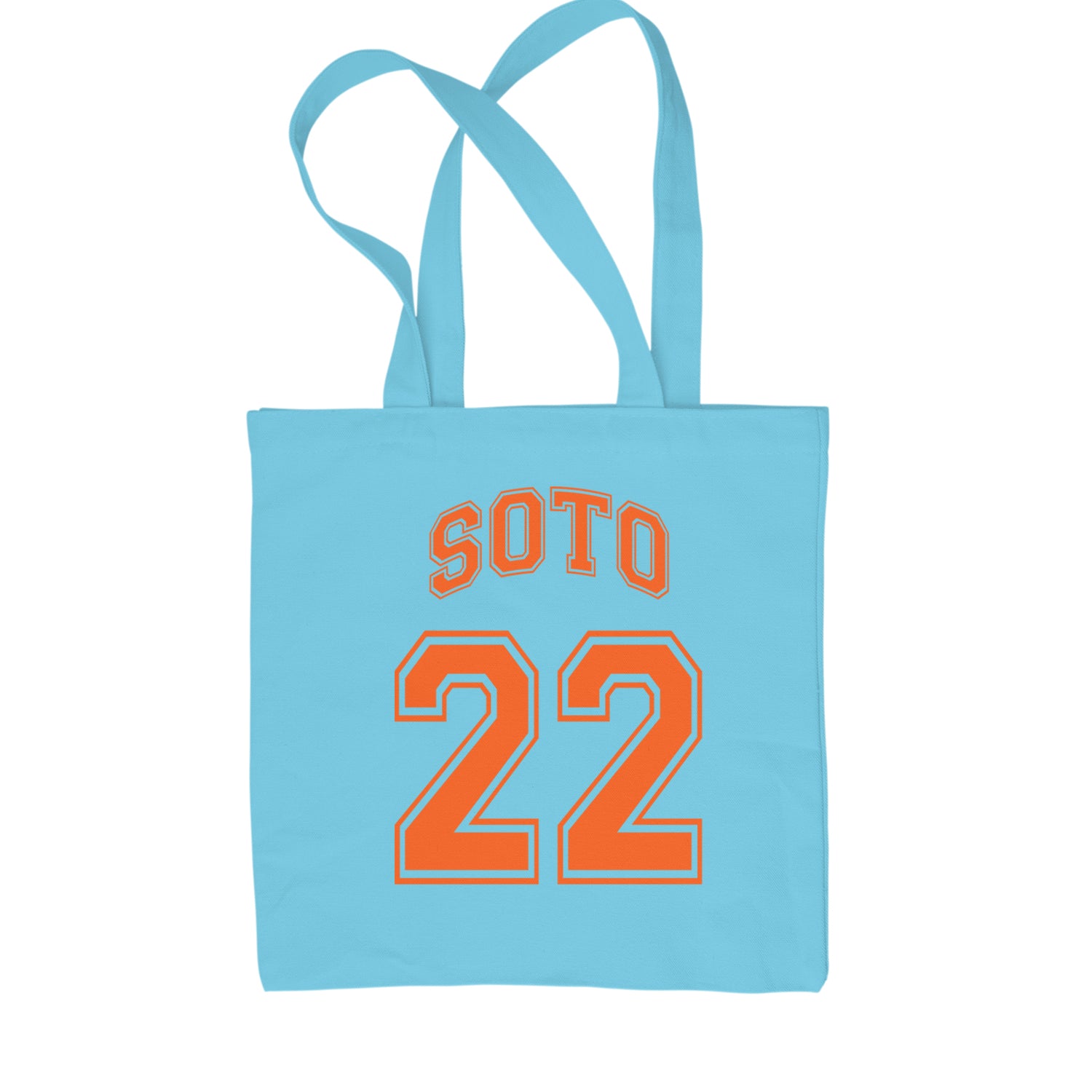 Soto Number 22 Shopping Tote Bag Sky Blue