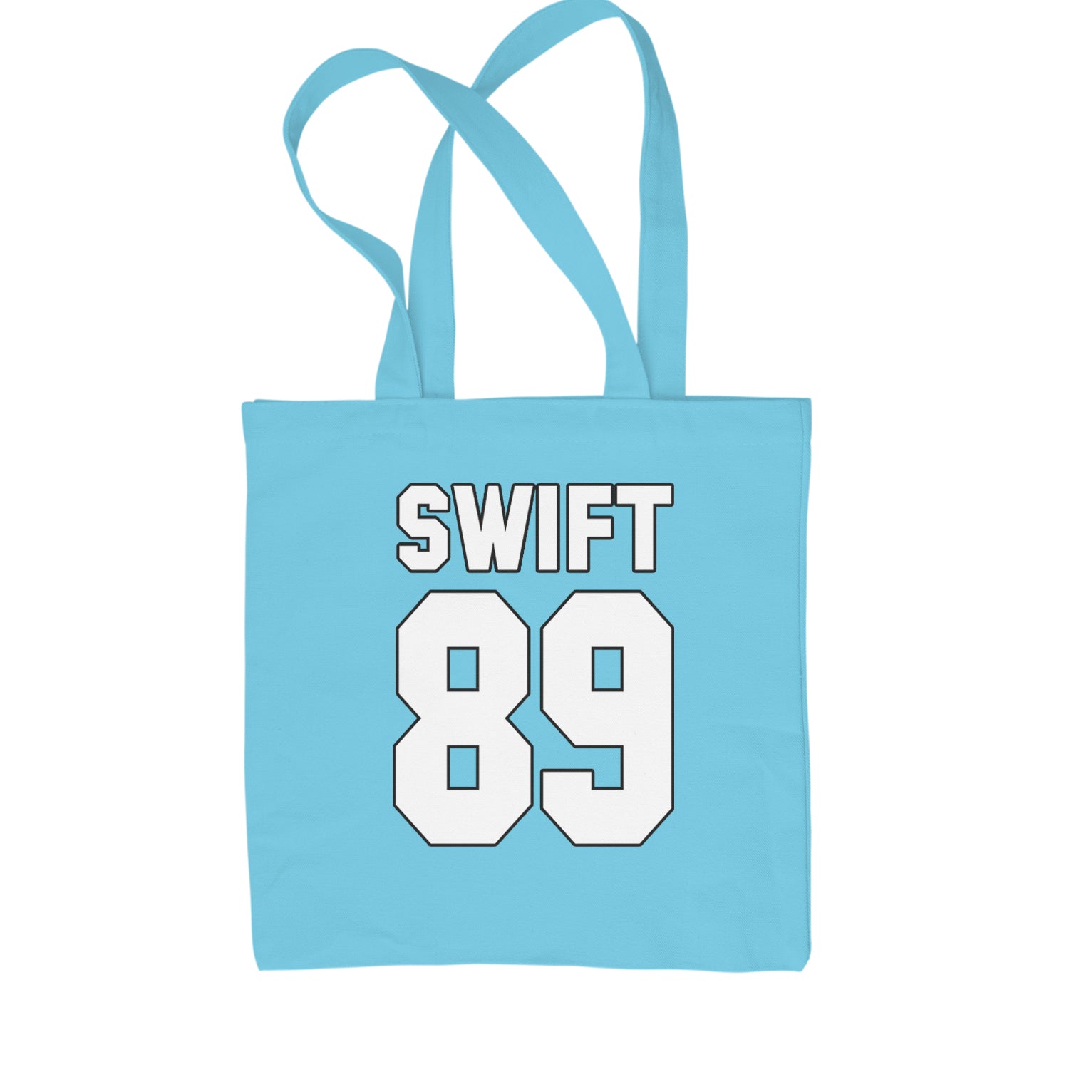 Swift 89 Birth Year Music Fan Era Poets Department Lover Shopping Tote Bag Sky Blue