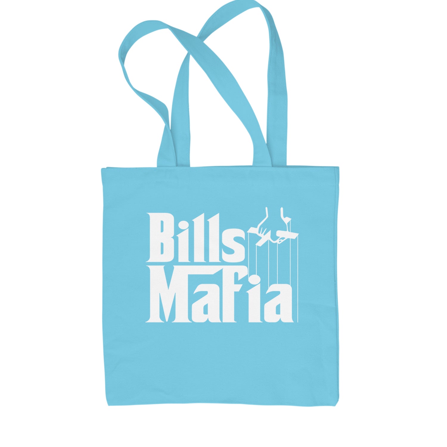 Mafia Bills Mafia Godfather Shopping Tote Bag Sky Blue