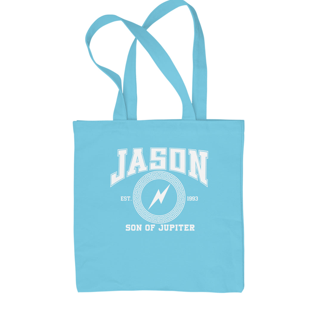 Jason Son of Jupiter Storm Bringer Shopping Tote Bag Sky Blue