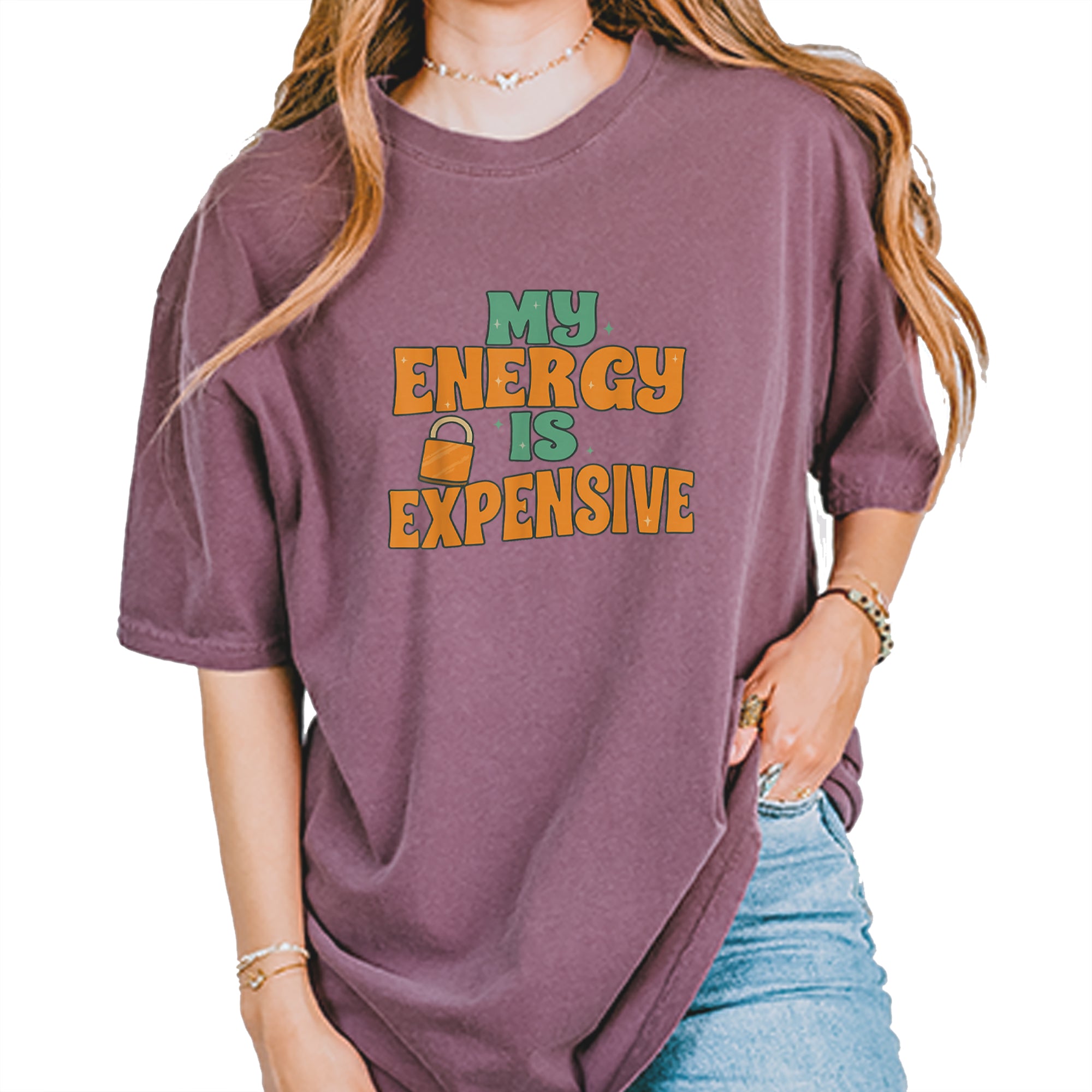 My Energy Is Expensive Self-Care Vintage Soft Unisex T-shirt Berry