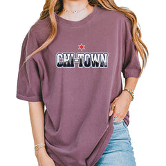 Chicago Chi-Town City Pride Vintage Soft Unisex T-shirt Berry