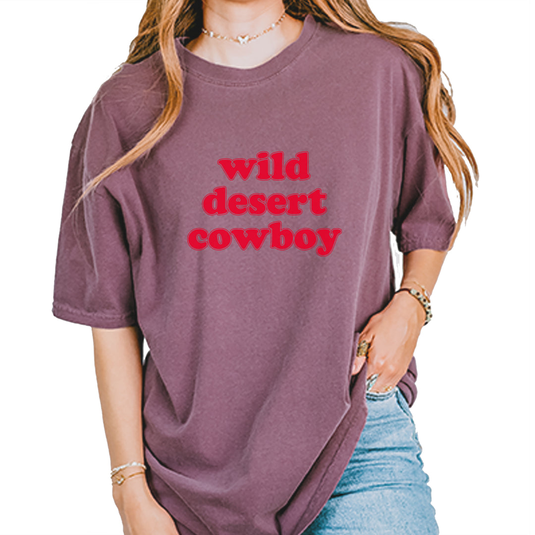 Wild Desert Cowboy Country Vintage Soft Unisex T-shirt Berry