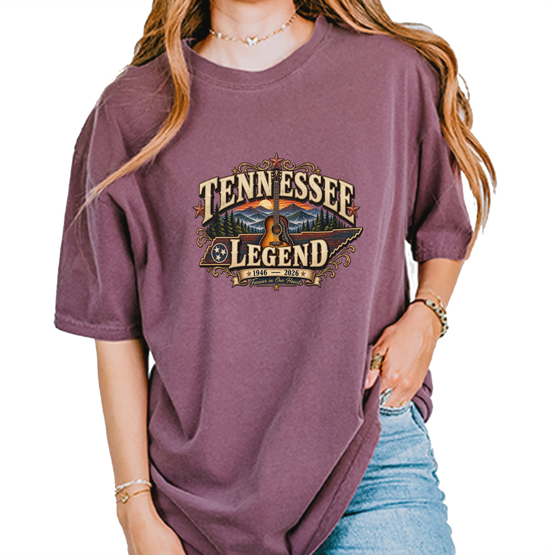 Tennessee Legend Country Music Dolly Vintage Soft Unisex T-shirt Berry