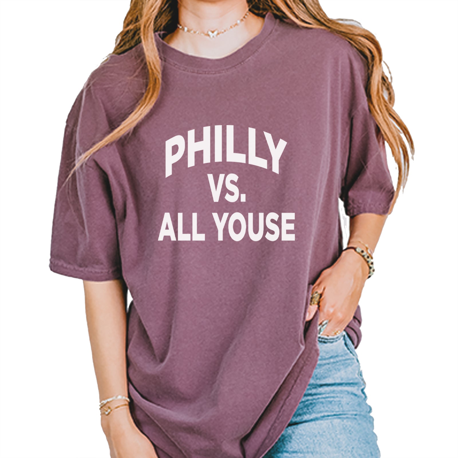 Philly Vs. All Youse Philly Thing Vintage Soft Unisex T-shirt Pepper