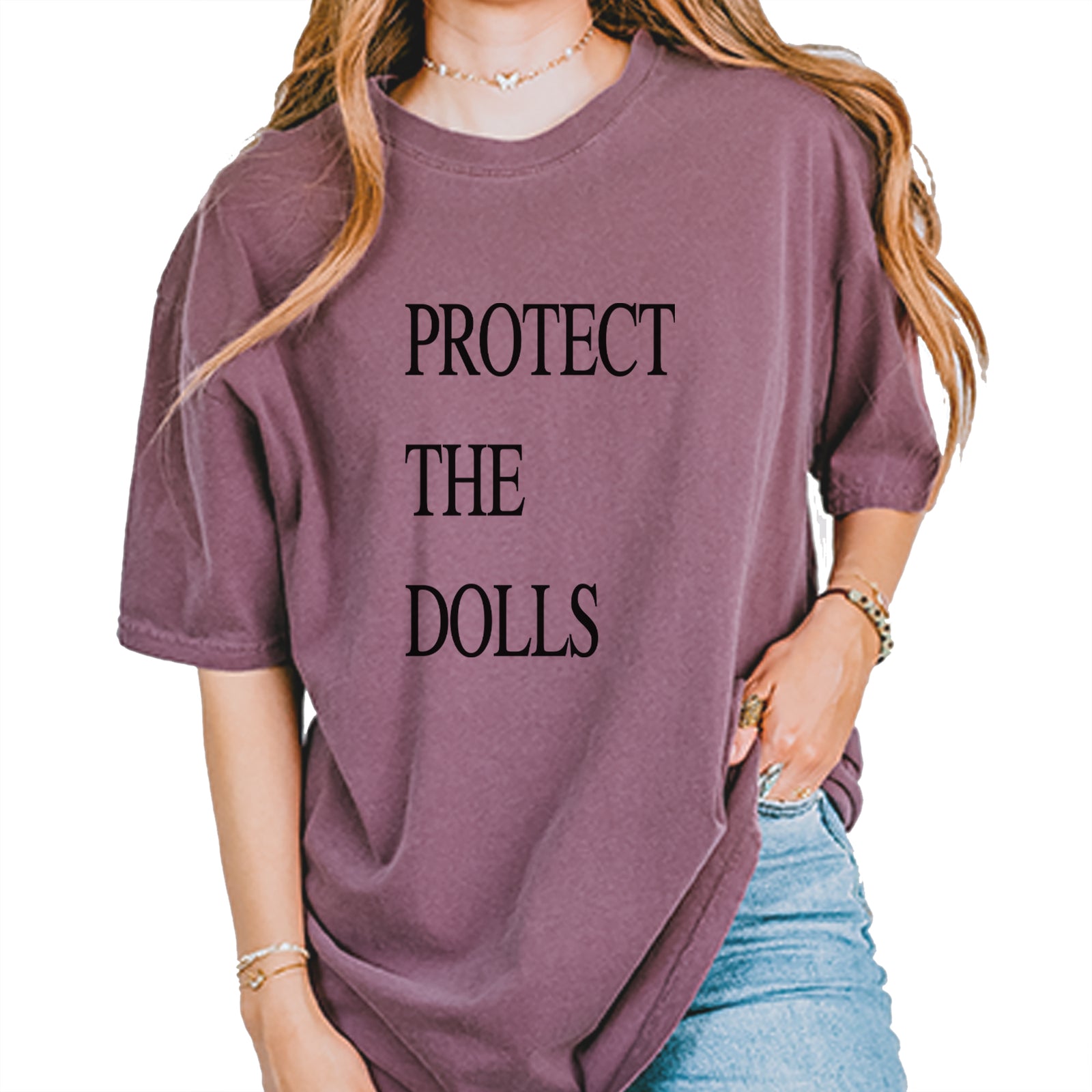 Protect The Dolls Equal Rights Vintage Soft Unisex T-shirt Ivory