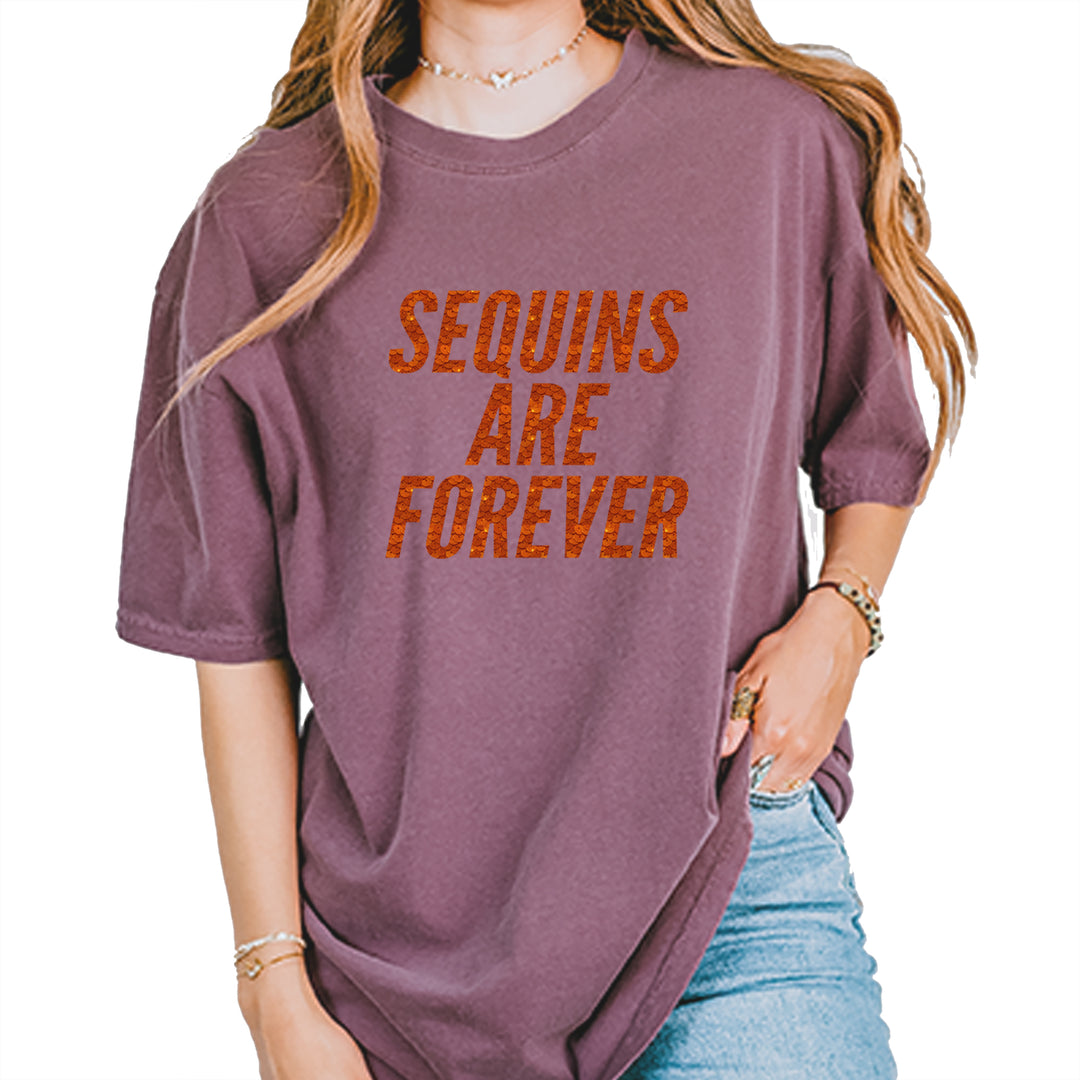 Sequins Are Forever Retro Glam Vintage Soft Unisex T-shirt Berry