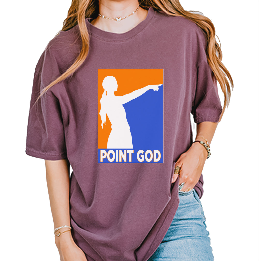 Point God Cunningham Basketball Pointing Meme  Vintage Soft Unisex T-shirt Berry