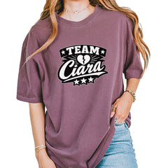 Team Ciara Scamanda Broken Heart Vintage Soft Unisex T-shirt Berry