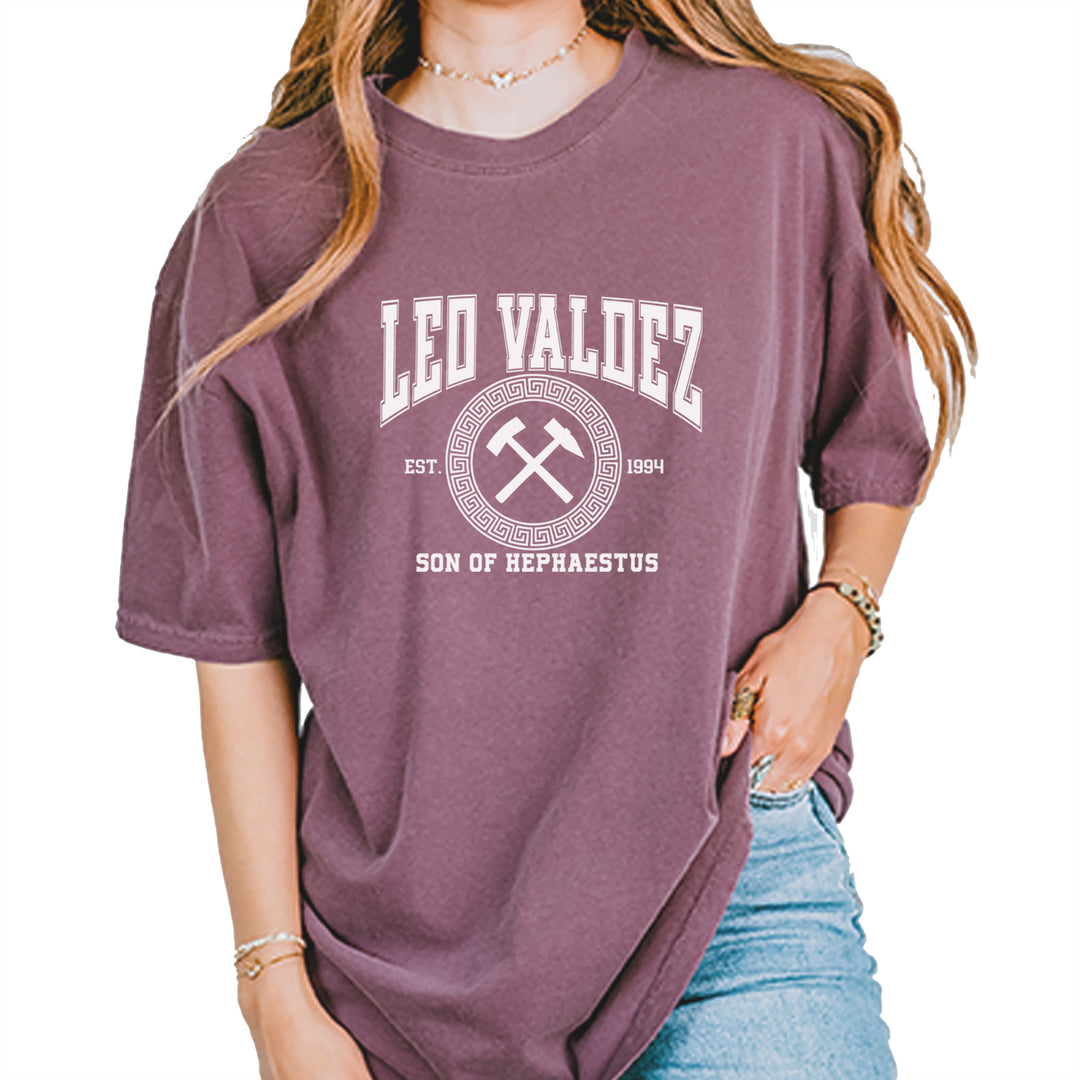 Leo Valdez Son of Hephaestus Forge Master Vintage Soft Unisex T-shirt Berry