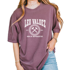 Leo Valdez Son of Hephaestus Forge Master Vintage Soft Unisex T-shirt Berry