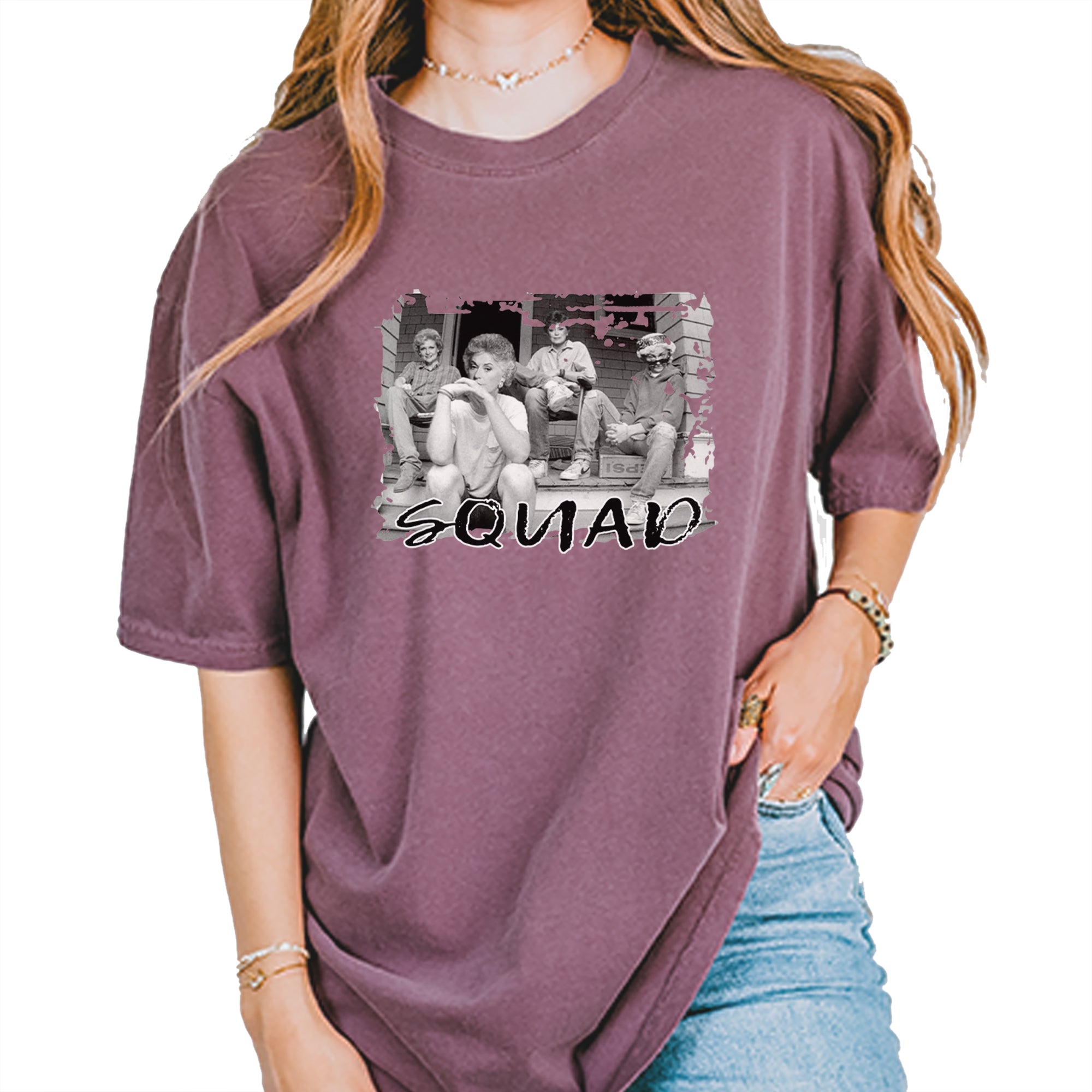 Squad Golden Girls Vintage Soft Unisex T-shirt Berry
