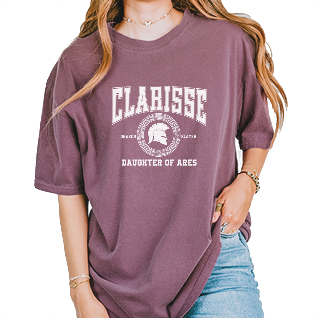 Clarisse Daughter of Ares Battle Ready Vintage Soft Unisex T-shirt Berry