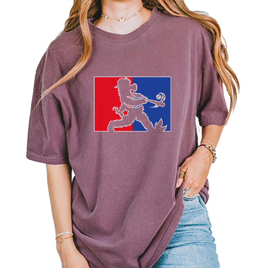 Batter Up Philly Baseball Phan Vintage Soft Unisex T-shirt Berry