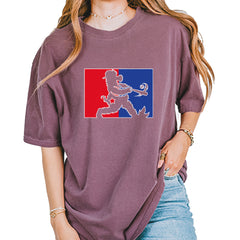 Batter Up Philly Baseball Phan Vintage Soft Unisex T-shirt Berry