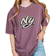 NYC New York City Grunge Street Vintage Soft Unisex T-shirt Berry