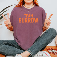 Team Burrow Cincinnati Vintage Soft Unisex T-shirt 