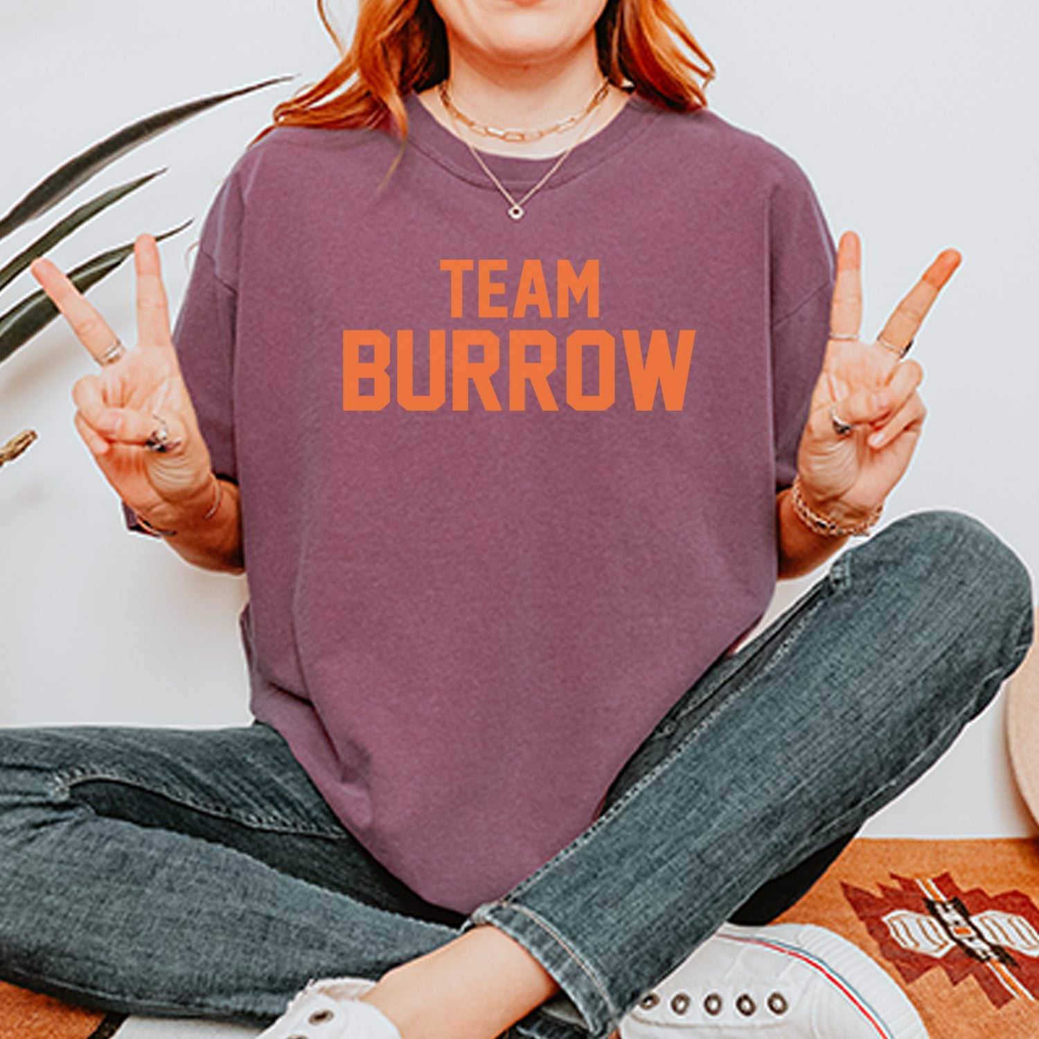 Team Burrow Cincinnati Vintage Soft Unisex T-shirt 