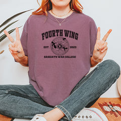 Fourth Wing Basgiath War College Vintage Soft Unisex T-shirt