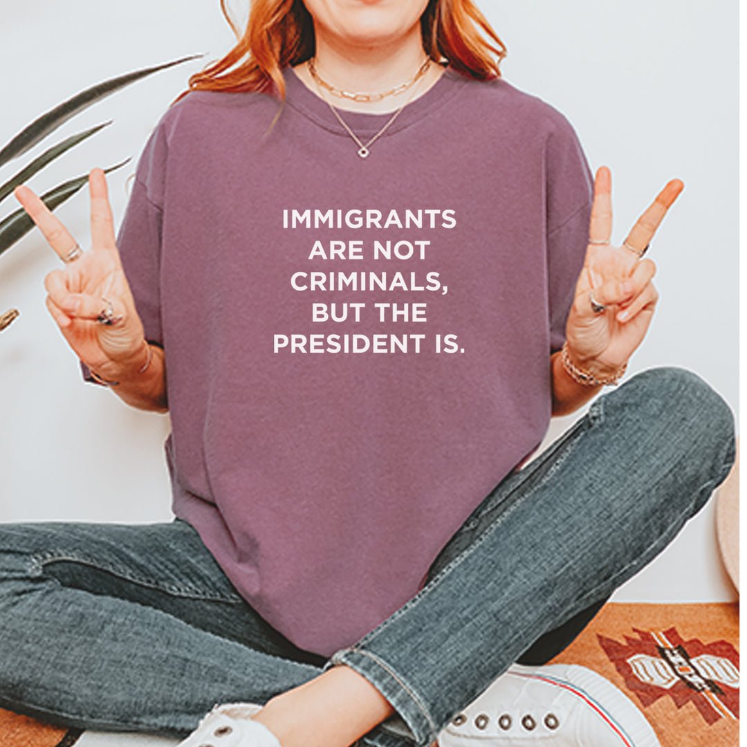 Immigrants Are Not Criminals Vintage Soft Unisex T-shirt 