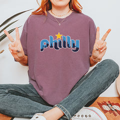Skyline Philly Philadelphia Vintage Soft Unisex T-shirt 