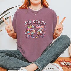 67 Candy Swirl Meme Vintage Soft Unisex T-shirt 