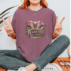 Forever Our Tennessee Butterfly Dolly Vintage Soft Unisex T-shirt 