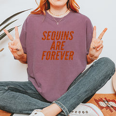 Sequins Are Forever Retro Glam Vintage Soft Unisex T-shirt 