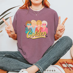 Stay Golden Girls Retro Vintage Soft Unisex T-shirt 