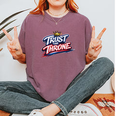 Trust The Throne Crown Philly Hoops Vintage Soft Unisex T-shirt 