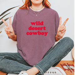 Wild Desert Cowboy Country Vintage Soft Unisex T-shirt 