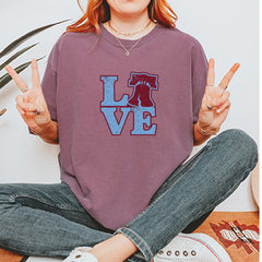 Love Philly Liberty Bell Vintage Soft Unisex T-shirt 