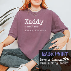 Xaddy Save A Dragon Ride A Wingleader Vintage Soft Unisex T-shirt 