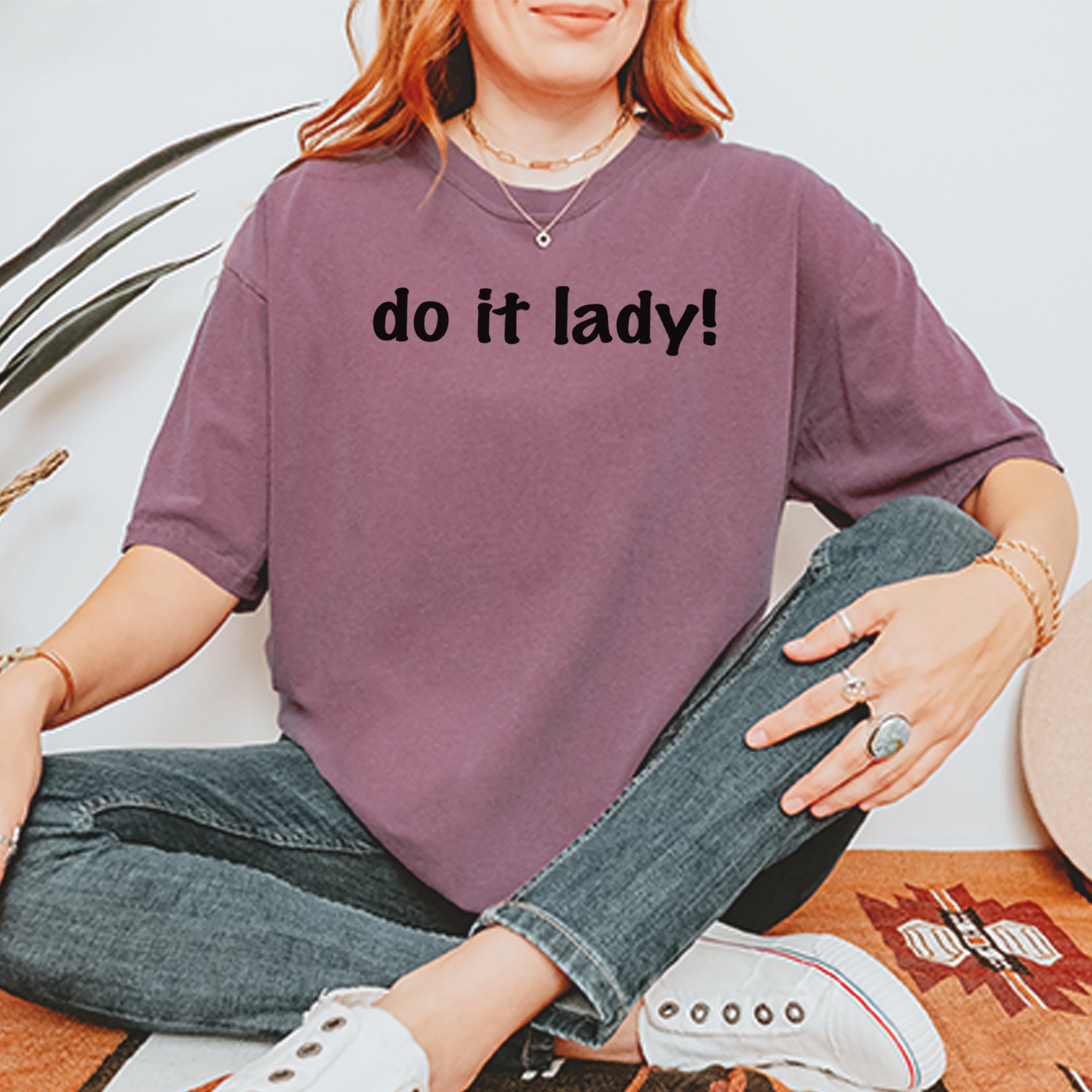 Do It Lady Viral Meme Vintage Soft Unisex T-shirt 
