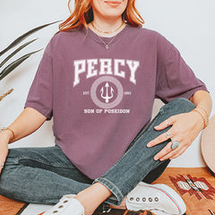 Percy Son Of Poseidon Sea God Vintage Soft Unisex T-shirt 