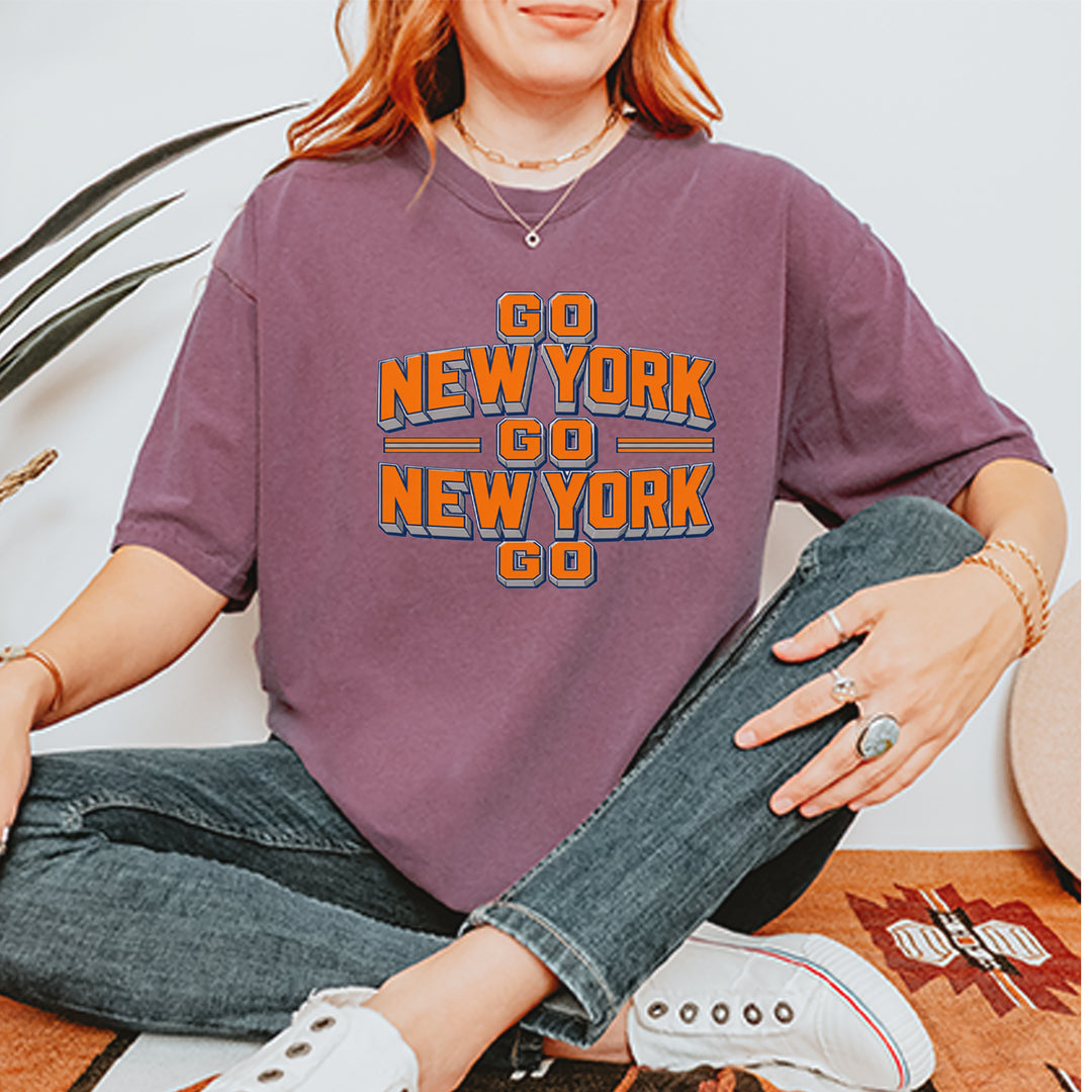 Go New York Go Basketball Vintage Soft Unisex T-shirt 