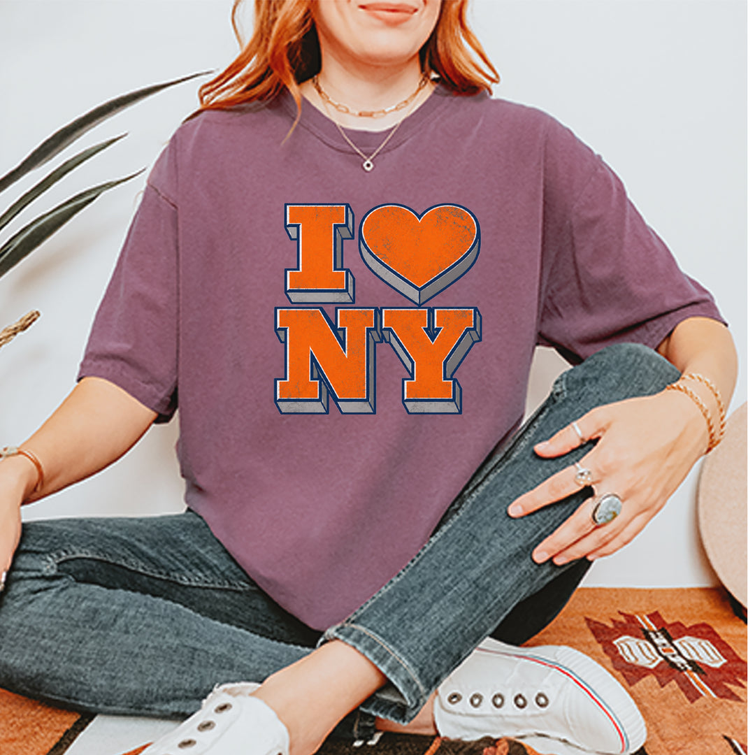 New York City Pride Heart Vintage Soft Unisex T-shirt 