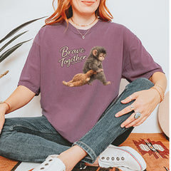 Punch Brave Together Stuffed Animal Vintage Soft Unisex T-shirt 