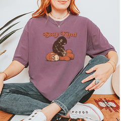 Punch Stay Kind Macaque Vintage Soft Unisex T-shirt 