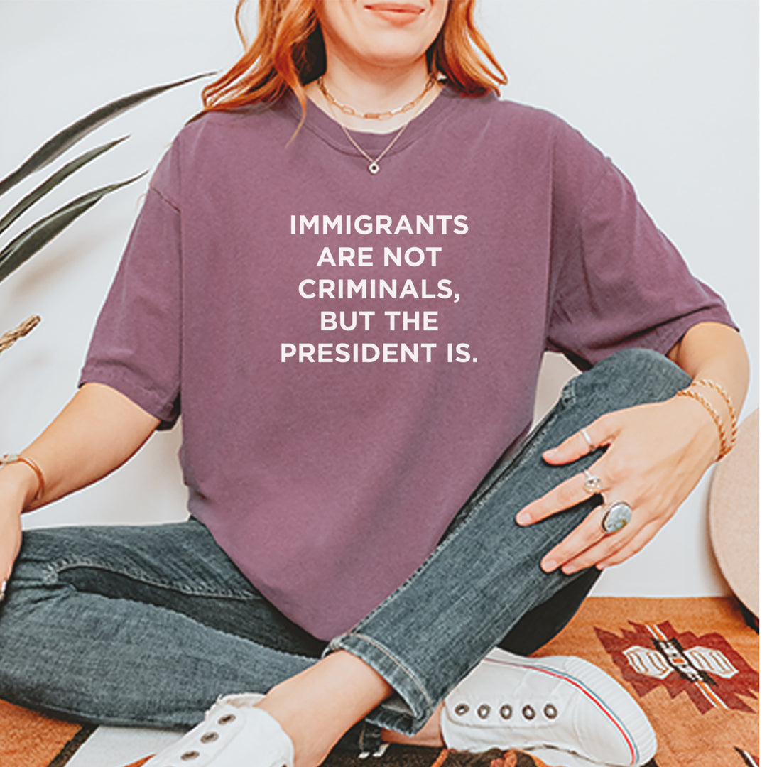 Immigrants Are Not Criminals Vintage Soft Unisex T-shirt 