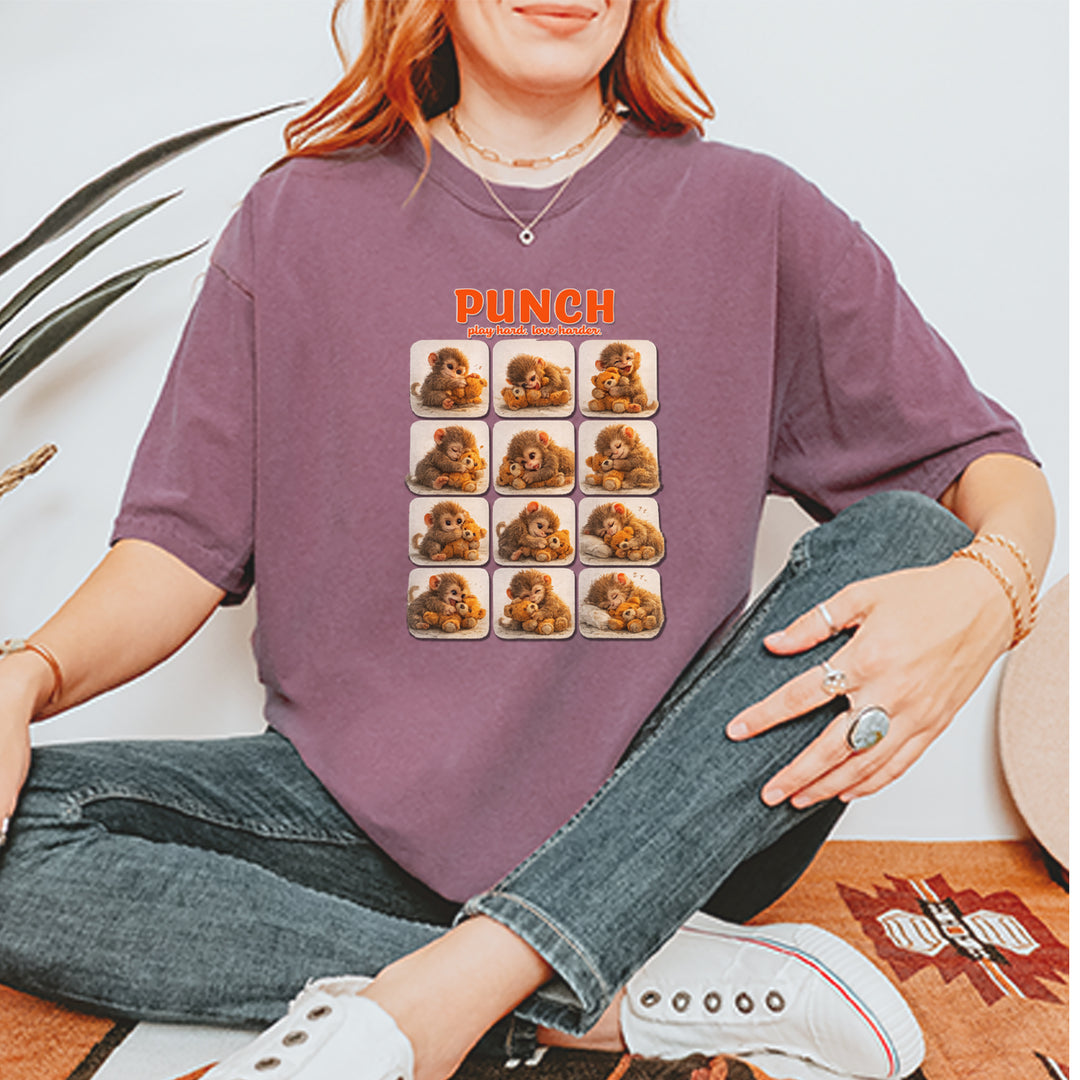 Punch Play Hard Love Harder Vintage Soft Unisex T-shirt 