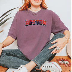 Boston City Pride Skyline Vintage Soft Unisex T-shirt 